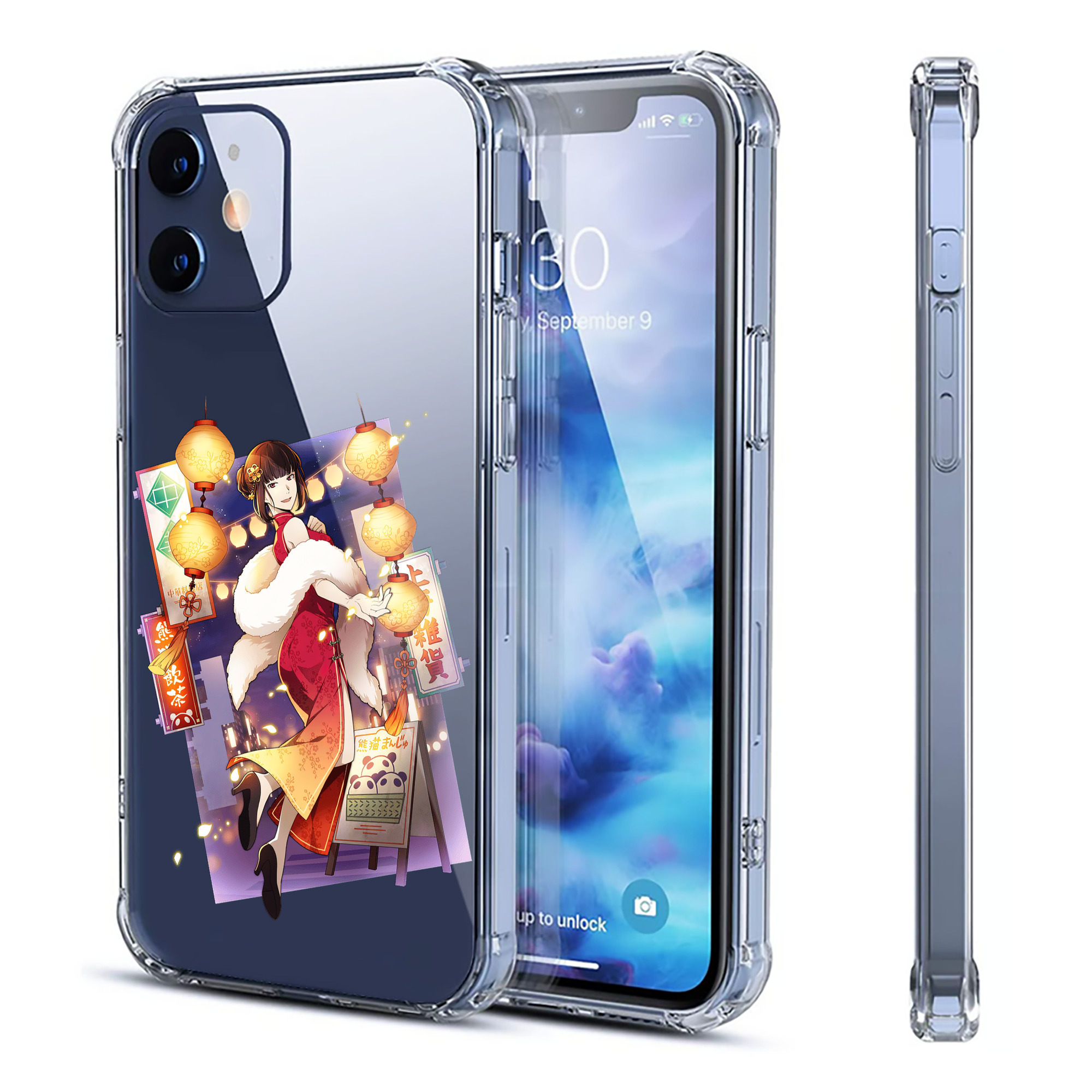 （画像用） 文豪ストレイドッグス Bungo Stray Dogs 【iPhone 12シリーズ対応】透明スマホケース（クリアソフトケース）